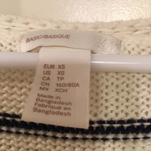 Blue and white striped sweater - Picture 4 of 4